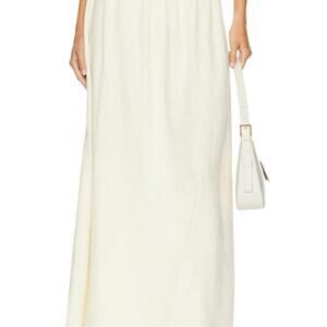 WeWoreWhat Linen Blend Boho Tie Waist Antique White Skirt Women’s NEW Size XS